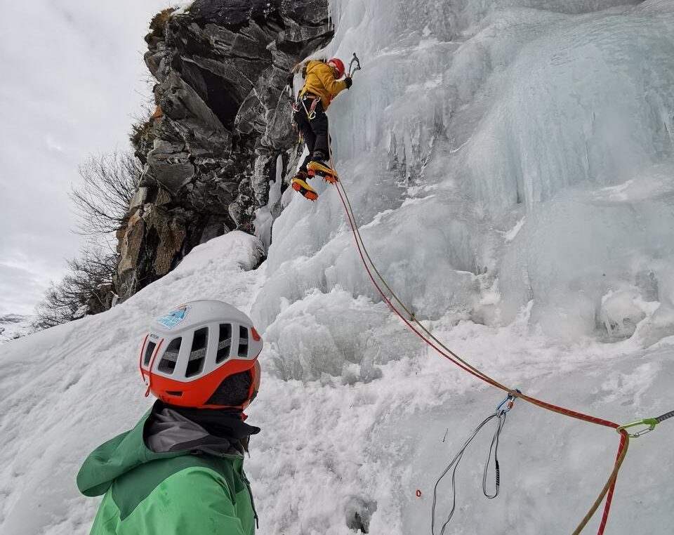 Ice climbing course