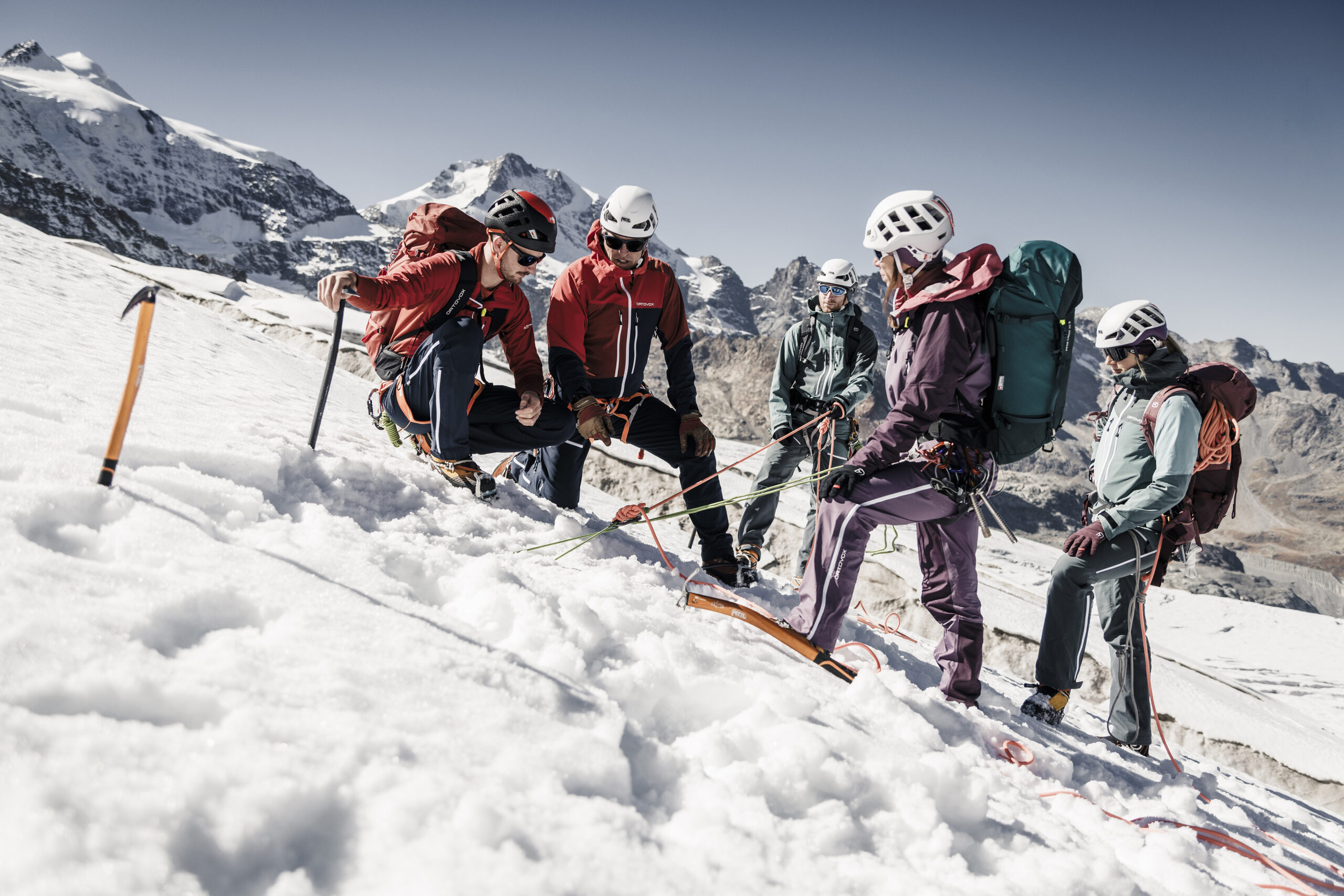 Mountaineering and glacier safety workshop 