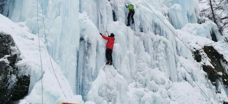 cascade de glace val cenis stage