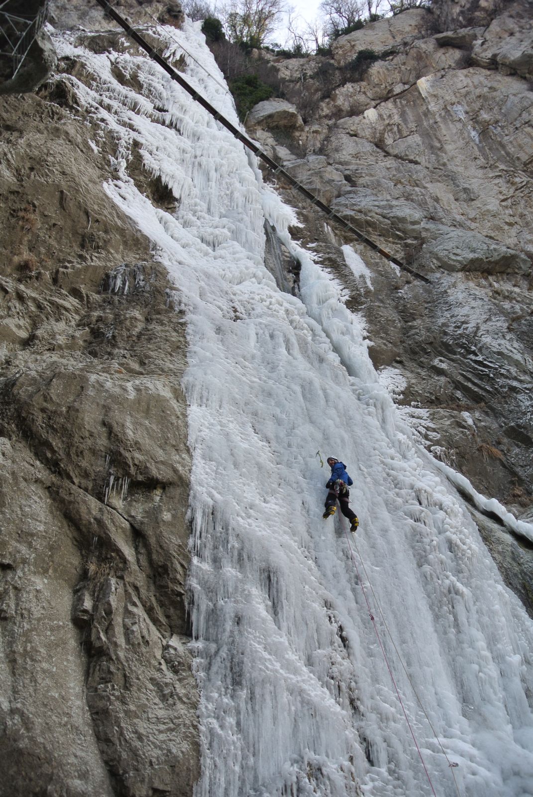 Ice climbing course