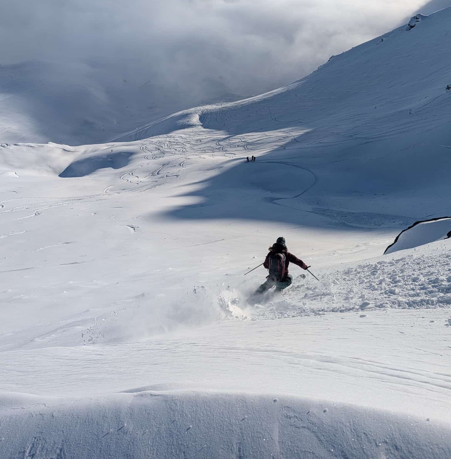 Wild ski in the 3 Vallées