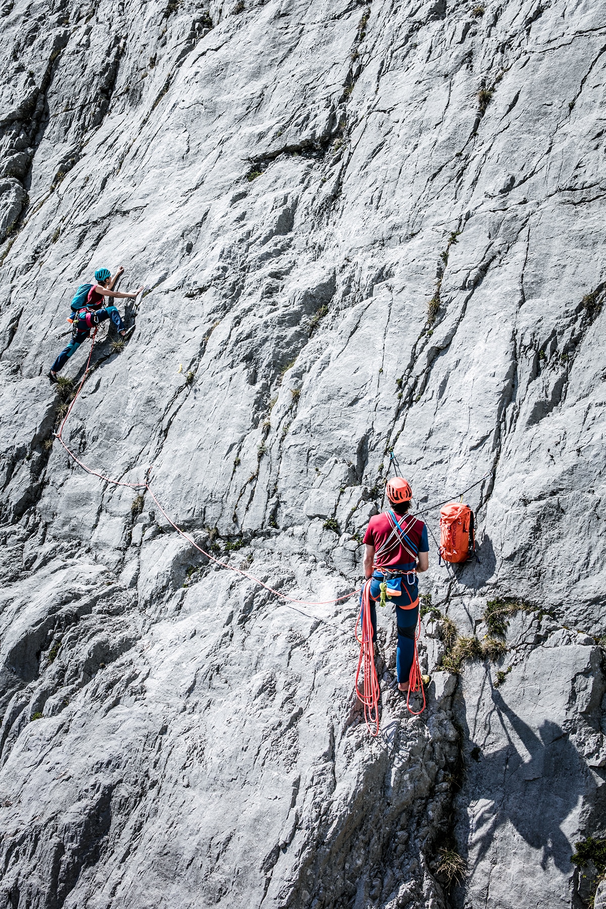 Escalade plaisir en grandes voies