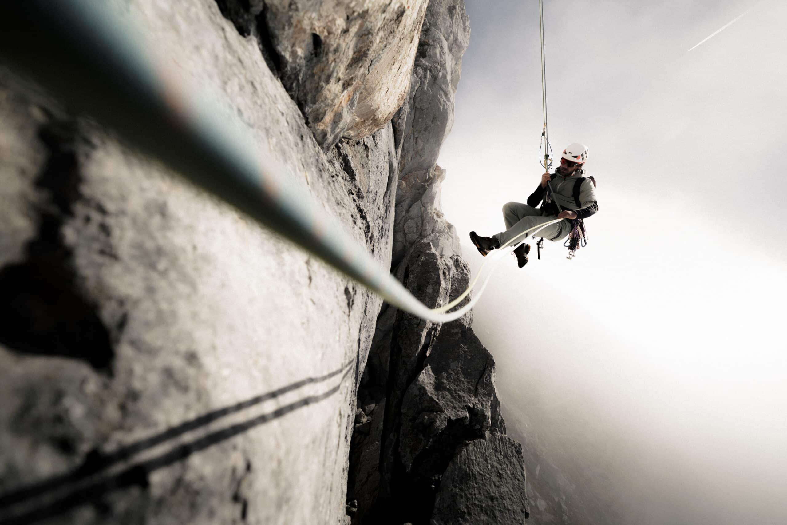 Escalade de grandes voies alpines