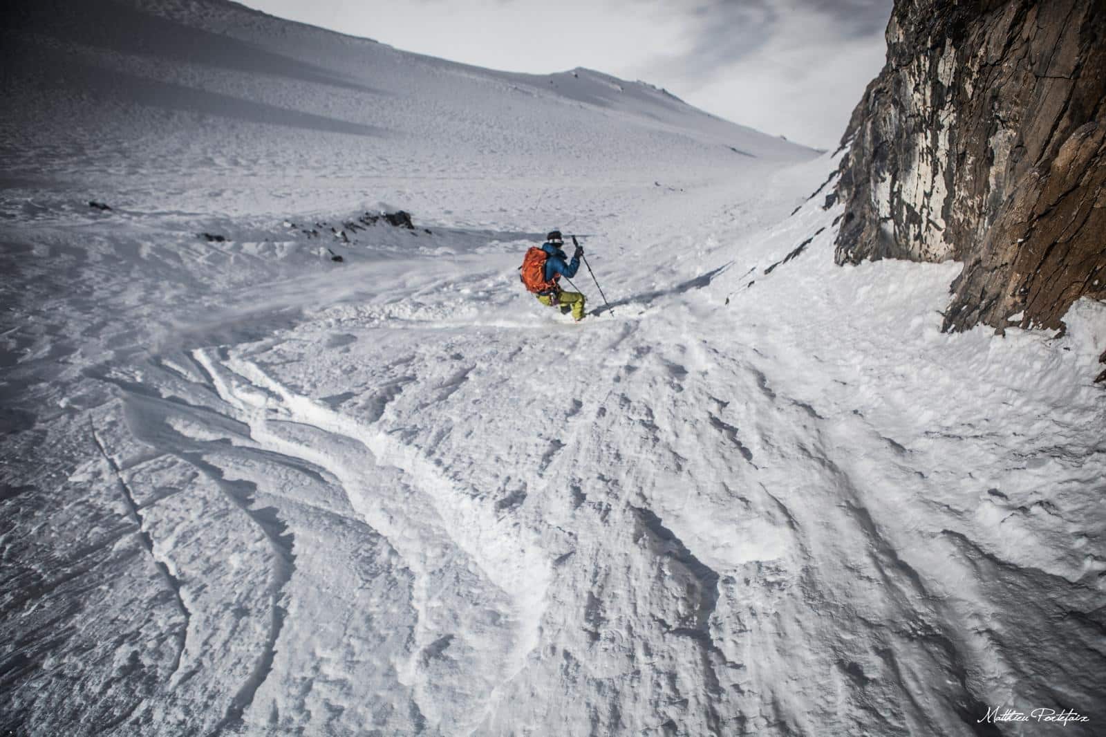 Steep slopes course in maurienne